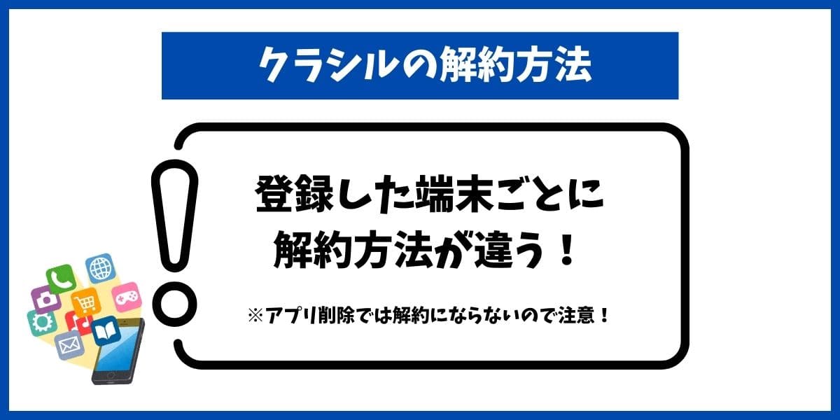 クラシル解約
