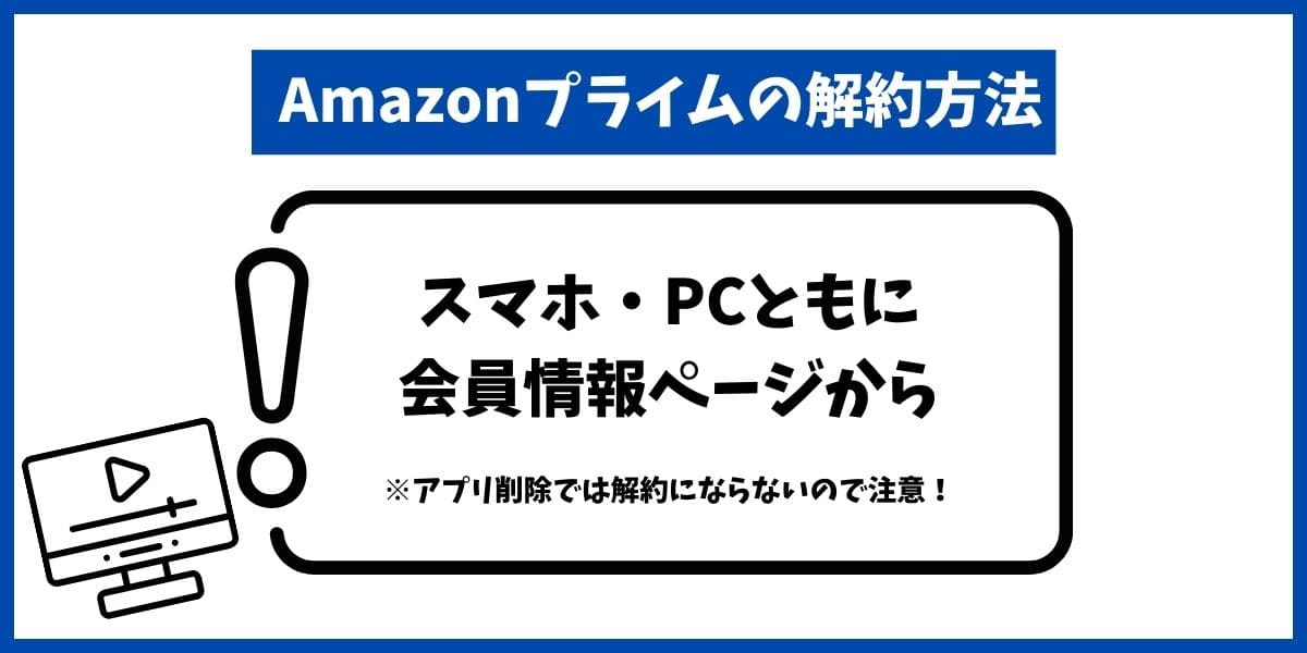 Amazonプライム解約