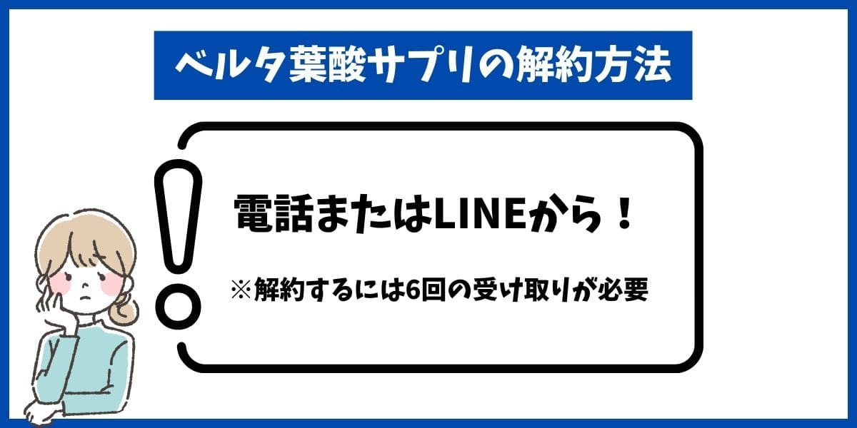 ベルタ葉酸サプリ解約