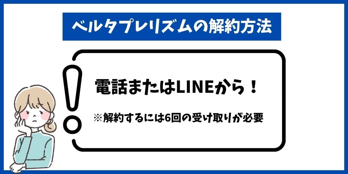 ベルタプレリズム解約