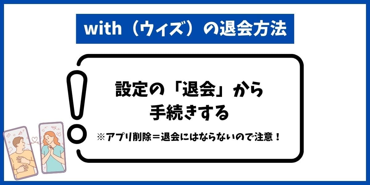 ウィズ退会