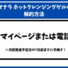 マナラホットクレンジングゲル解約