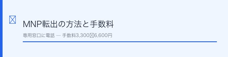 BIGLOBEモバイルMNP転出セクション