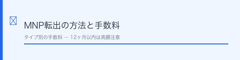 QTモバイルのMNP転出手続きの解説セクション