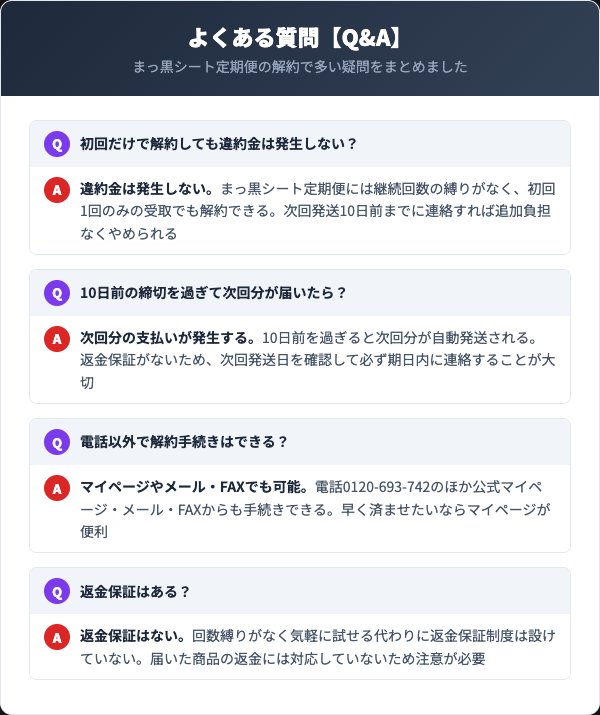 するるのまっ黒シートに関するよくある質問