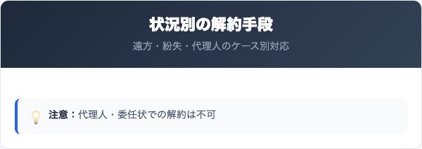 静岡銀行の口座解約手段の比較
