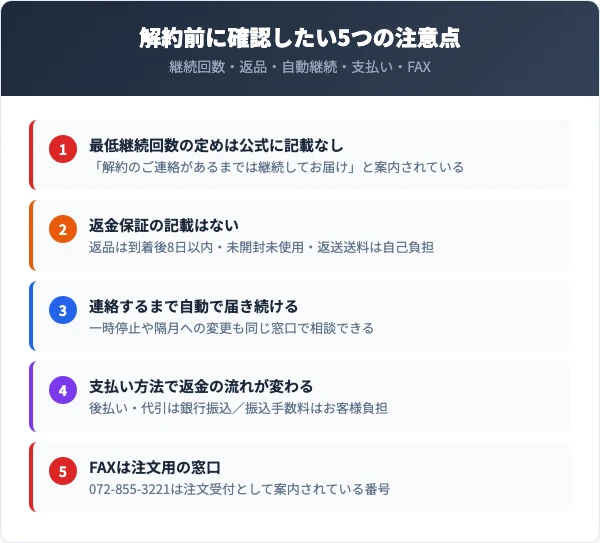 ナノクリスフェアアイラッシュセラムの解約前に確認しておきたい5つの注意点